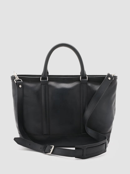 QUENTIN 008 - Blue Leather Tote Bag  Officine Creative - 4