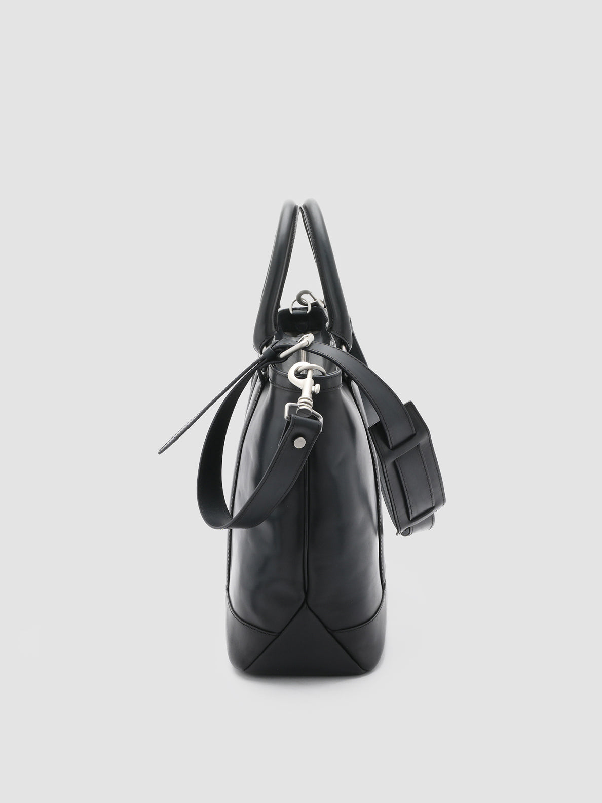 QUENTIN 008 - Blue Leather Tote Bag  Officine Creative - 3