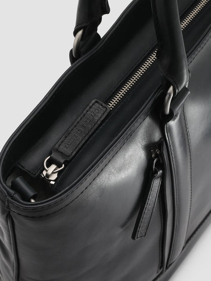 QUENTIN 008 - Blue Leather Tote Bag  Officine Creative - 2