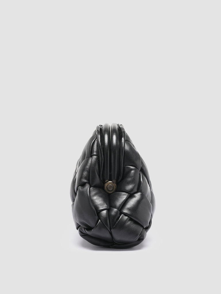 HELEN 08 Massive - Black Leather Clutch Bag  Officine Creative - 3