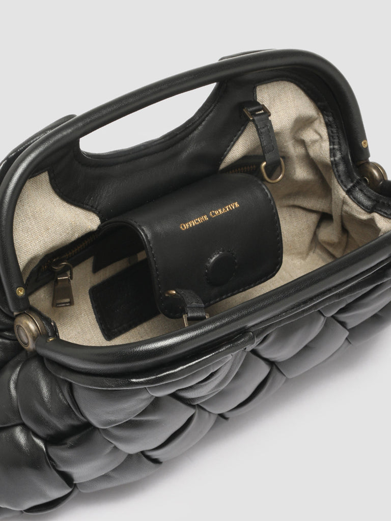 HELEN 08 Massive - Black Leather Clutch Bag  Officine Creative - 7