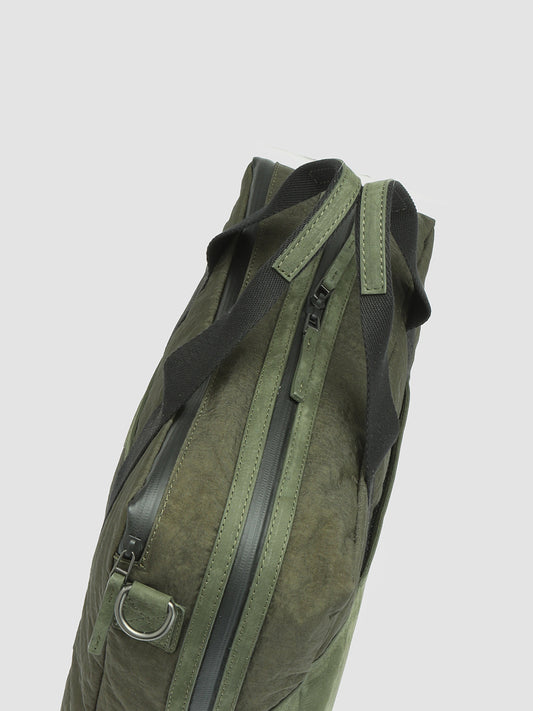 PILOT 002 - Green Nylon & Nubuck Briefcase  Officine Creative - 2