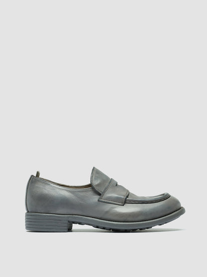 CALIXTE 020 - Grey Leather Mocs Loafers women Officine Creative - 1