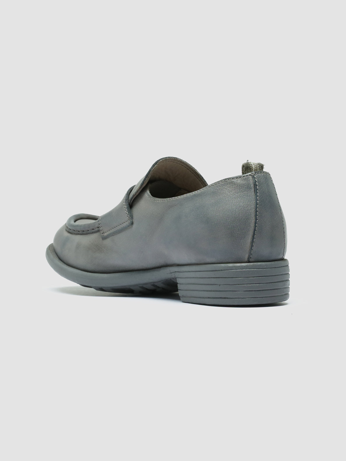 CALIXTE 020 - Grey Leather Mocs Loafers women Officine Creative - 4