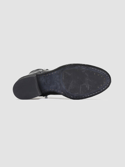 DENNER 103 - Black Leather Ankle Boots Women Officine Creative - 5