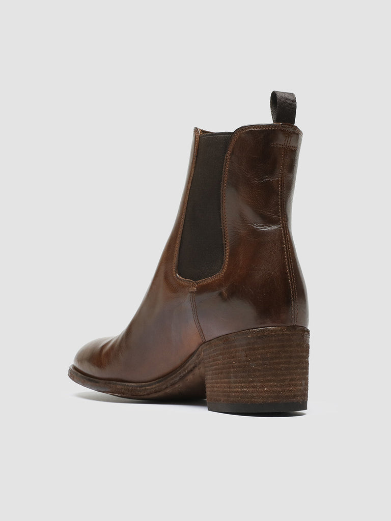 DENNER 114 - Brown Leather Chelsea Boots women Officine Creative - 4