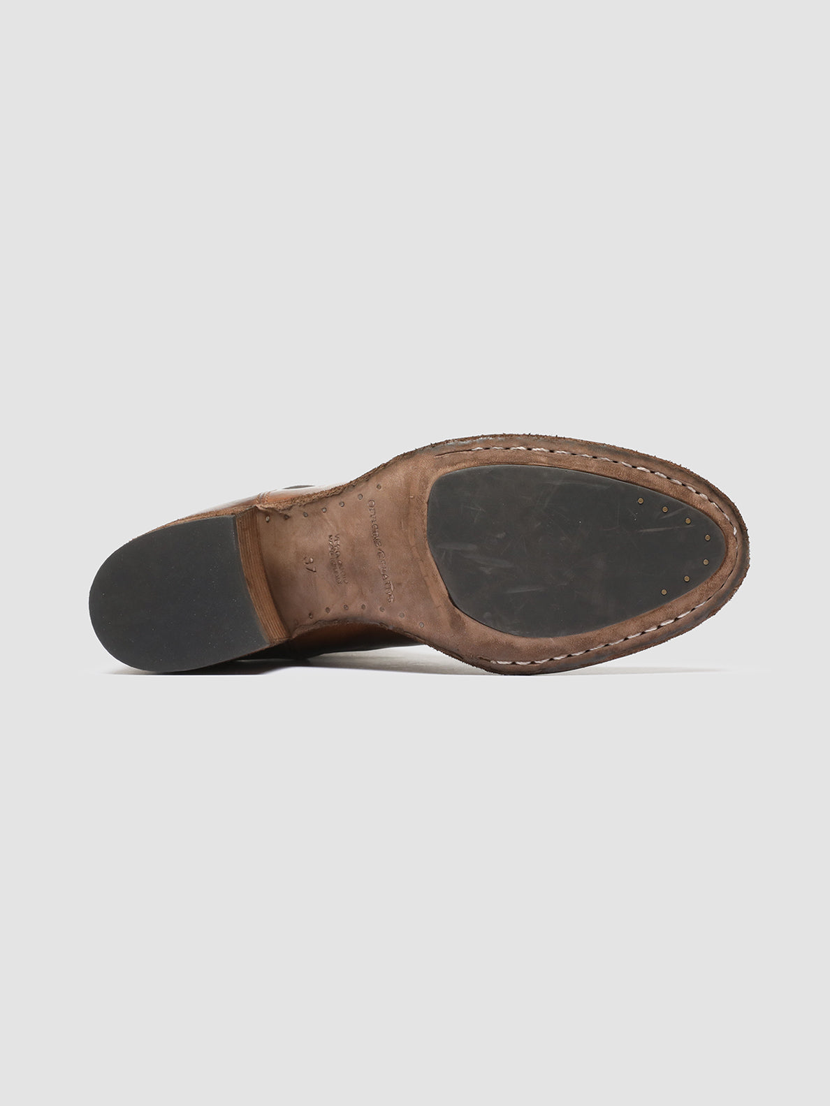 DENNER 114 - Brown Leather Chelsea Boots women Officine Creative - 5