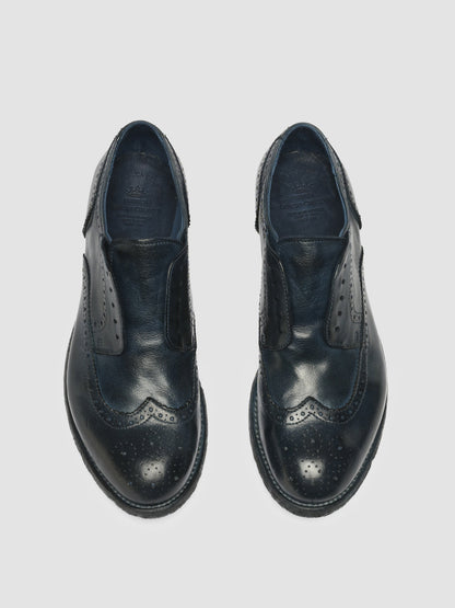 LEXIKON 150 - Blue Leather Derby Shoes women Officine Creative - 2