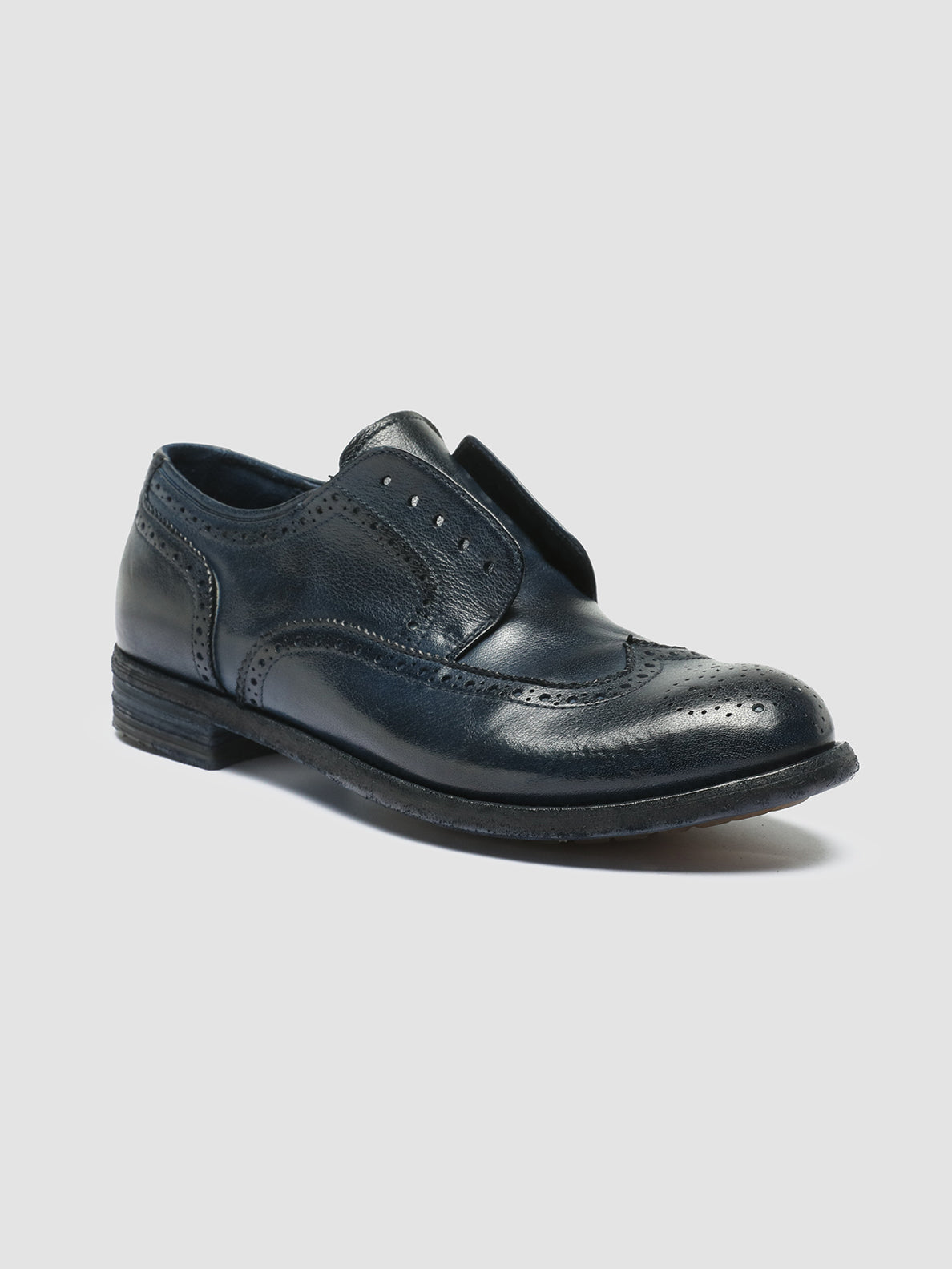 LEXIKON 150 - Blue Leather Derby Shoes women Officine Creative - 3