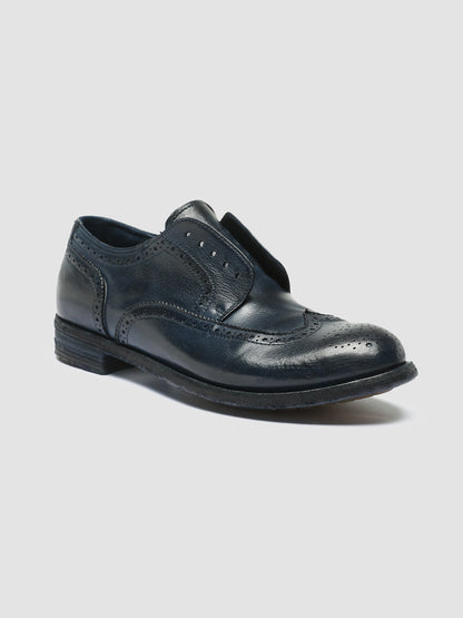 LEXIKON 150 - Blue Leather Derby Shoes women Officine Creative - 3