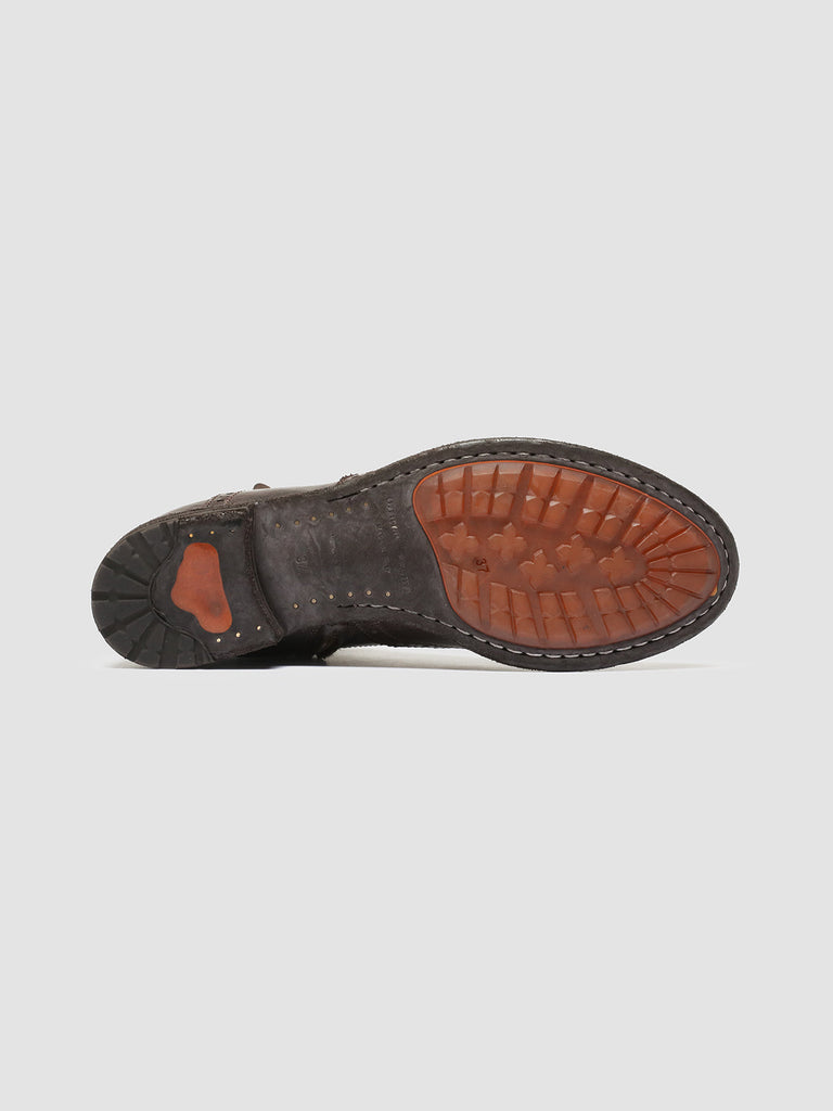 LEXIKON 153 - Burgundy Leather Zip Boots women Officine Creative - 5
