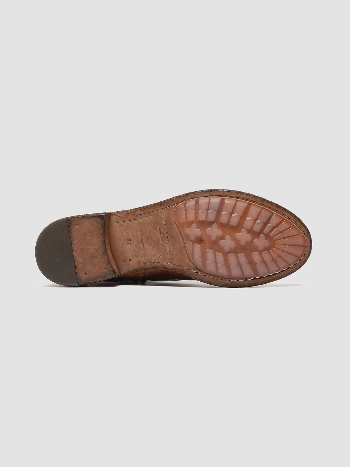 LISON 036 - Brown Leather Zip Boots women Officine Creative - 5
