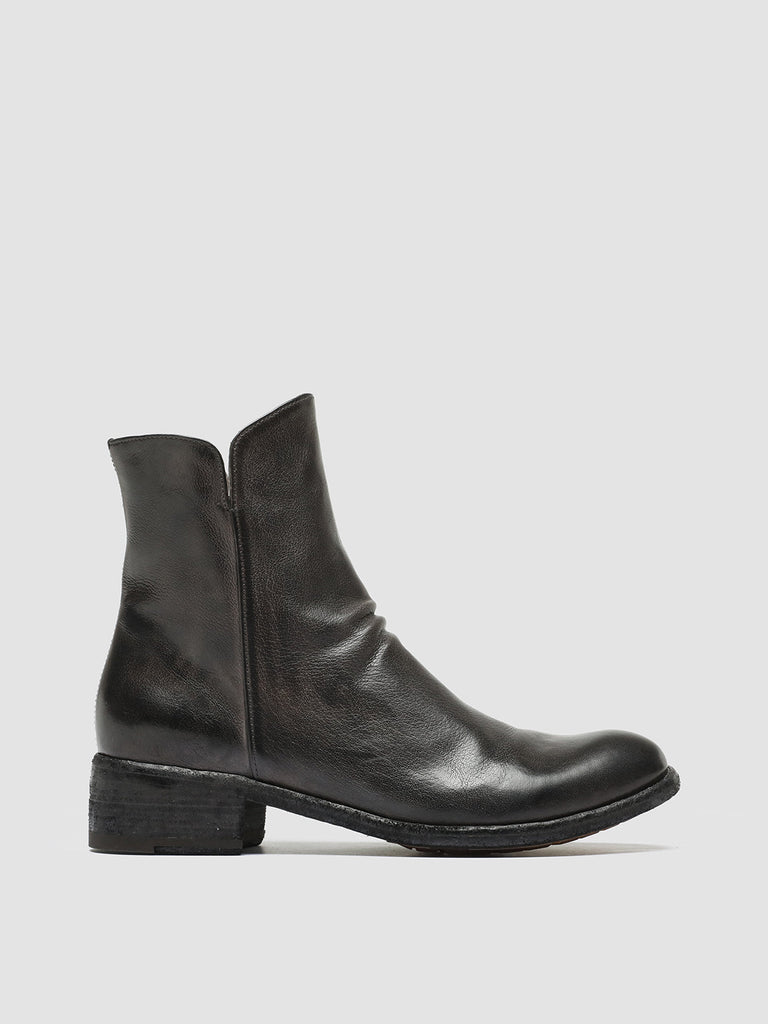 LISON 056 - Grey Leather Zip Boots women Officine Creative - 1
