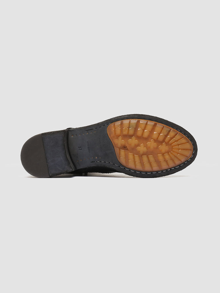 LISON 058 - Black Leather Zip Boots women Officine Creative - 5