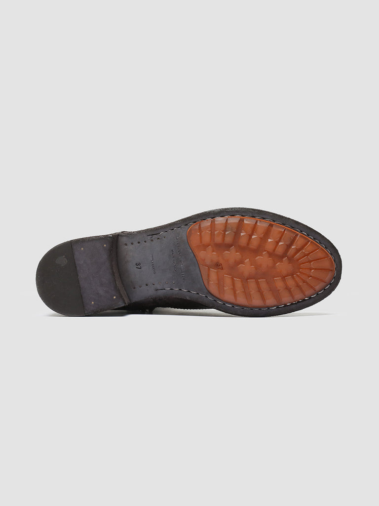 LISON 058 - Burgundy Leather Zip Boots women Officine Creative - 5