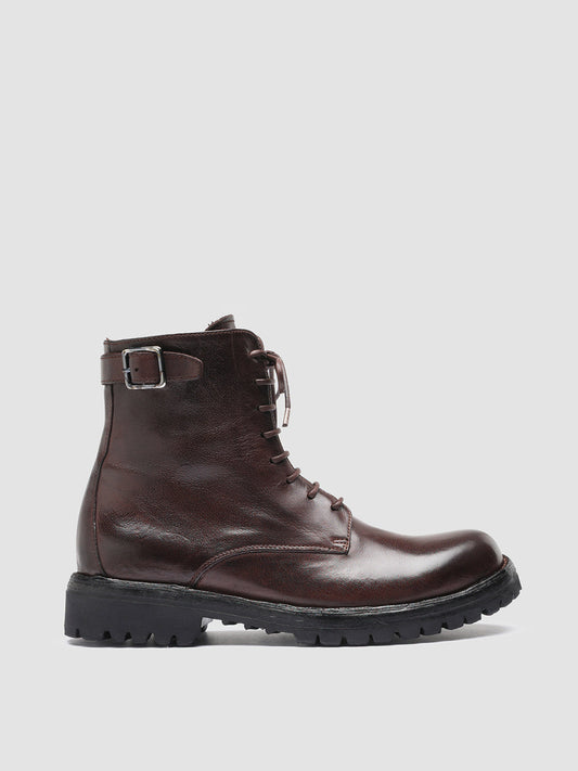 LORAINE 001 - Brown Leather Lace Up Boots women Officine Creative - 1
