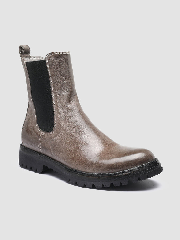 LORAINE 004 - Taupe Leather Chelsea Boots women Officine Creative - 2