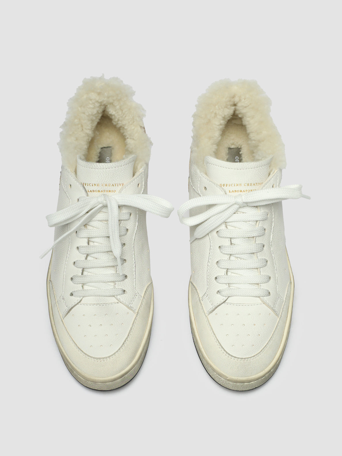 MAGIC 103 - White Leather Low Top Sneakers women Officine Creative - 2