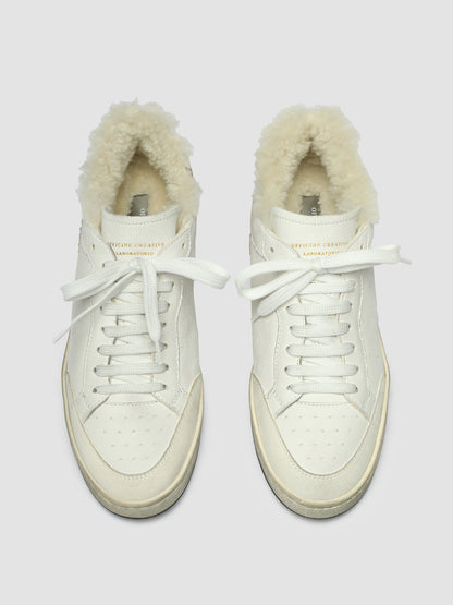 MAGIC 103 - White Leather Low Top Sneakers women Officine Creative - 2