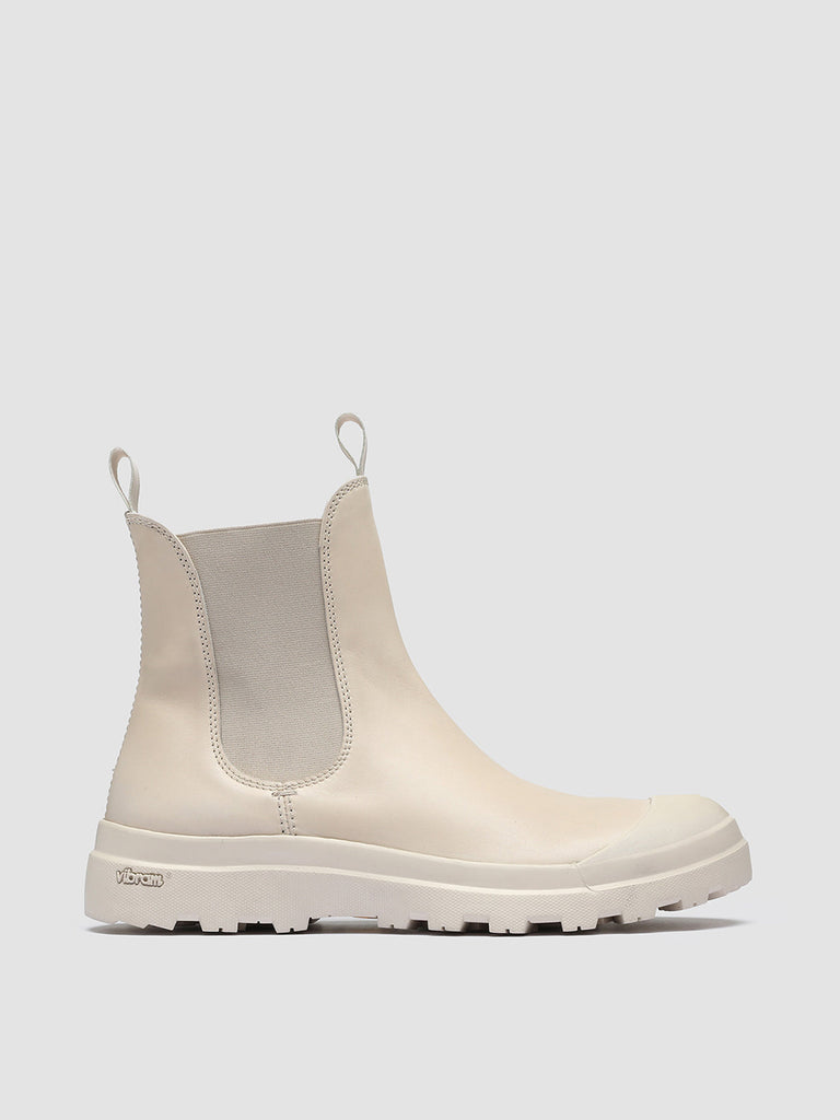 PALLET 107 - Ivory Leather Chelsea Boots women Officine Creative - 1