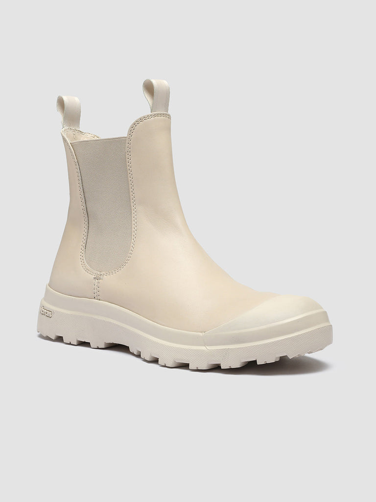 PALLET 107 - Ivory Leather Chelsea Boots women Officine Creative - 2