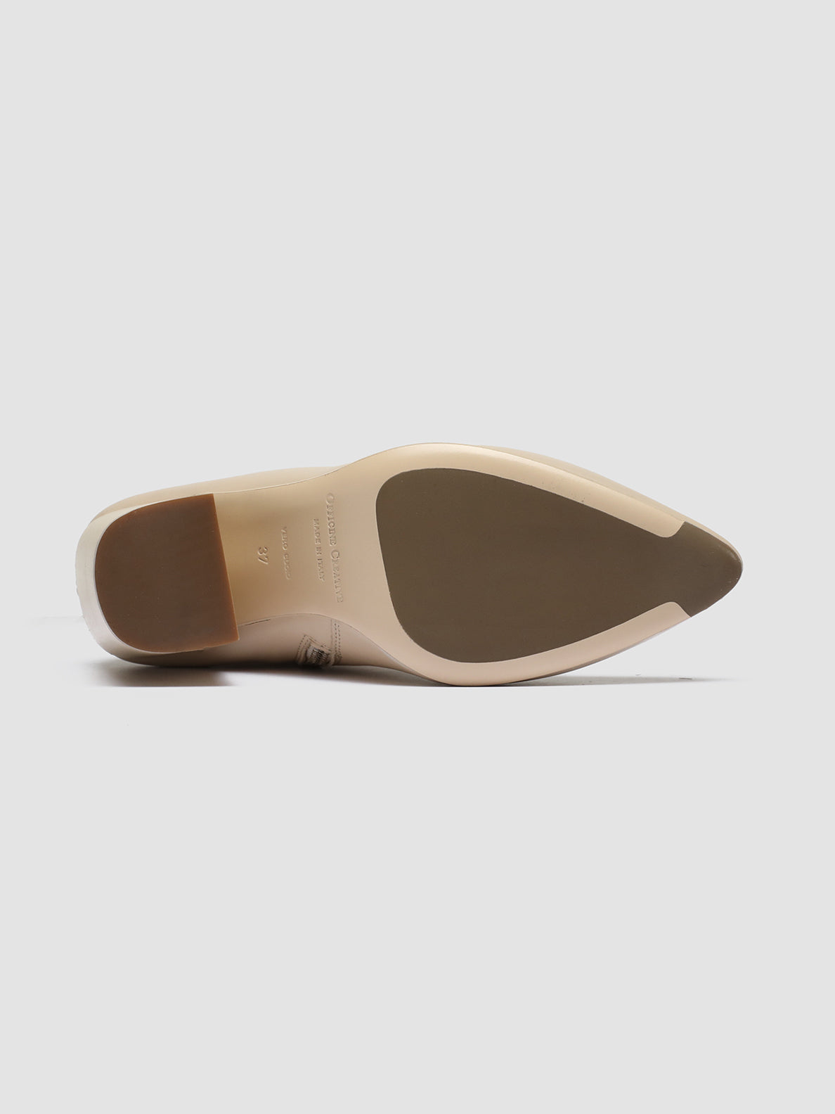 SEVRE 001 - Ivory Leather Zip Boots women Officine Creative - 5