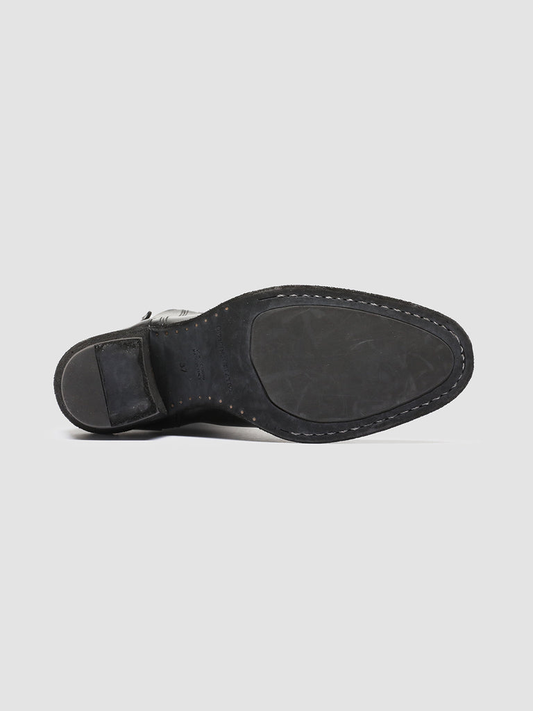 SYDNE 003 - Black Leather Zip Boots women Officine Creative - 5