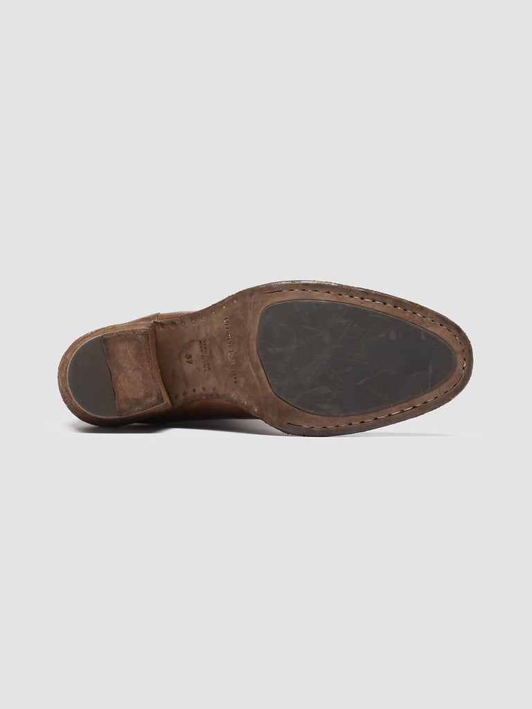 SYDNE 004 - Brown Leather Zip Boots women Officine Creative - 5