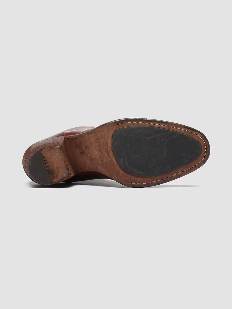 SYDNE 005 - Brown Leather Zip Boots women Officine Creative - 5