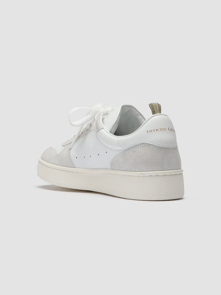 MOWER 110 - White Leather and Suede Sneakers Women Officine Creative - 4