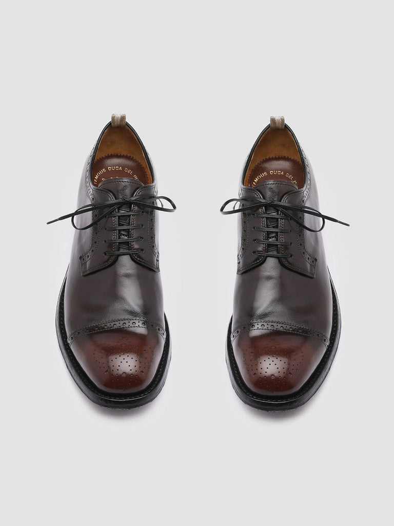 BALANCE 004 - Brown Leather Derby Shoes Men Officine Creative - 2
