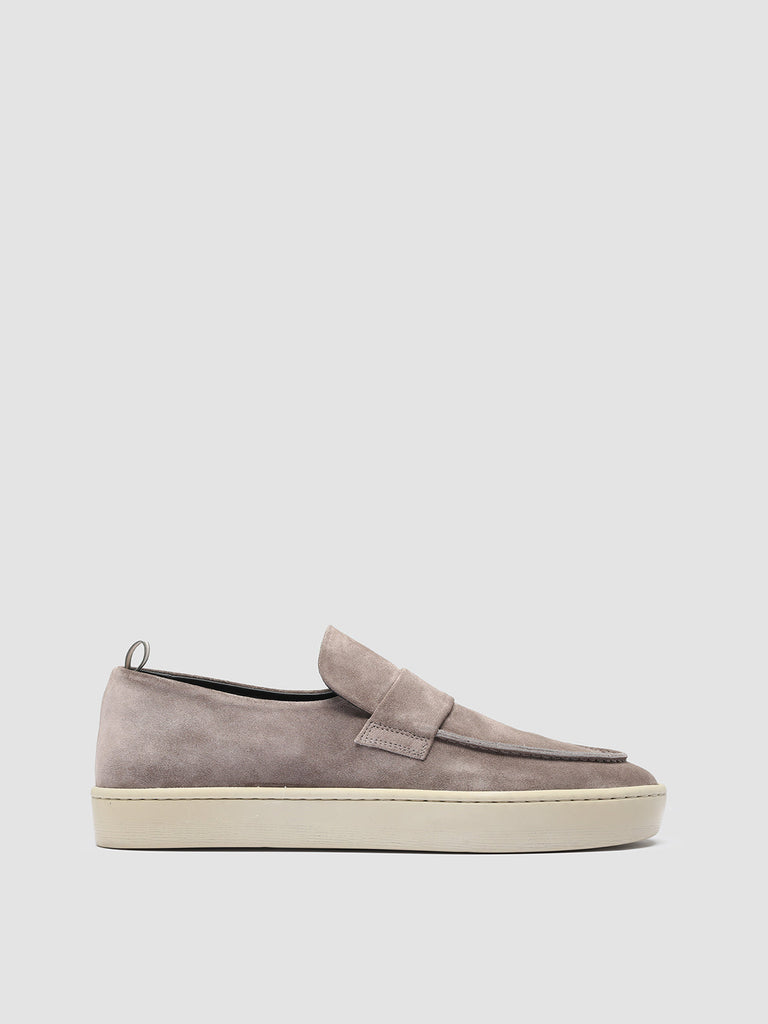 BUG 001 - Taupe Suede Penny Loafers Men Officine Creative - 1