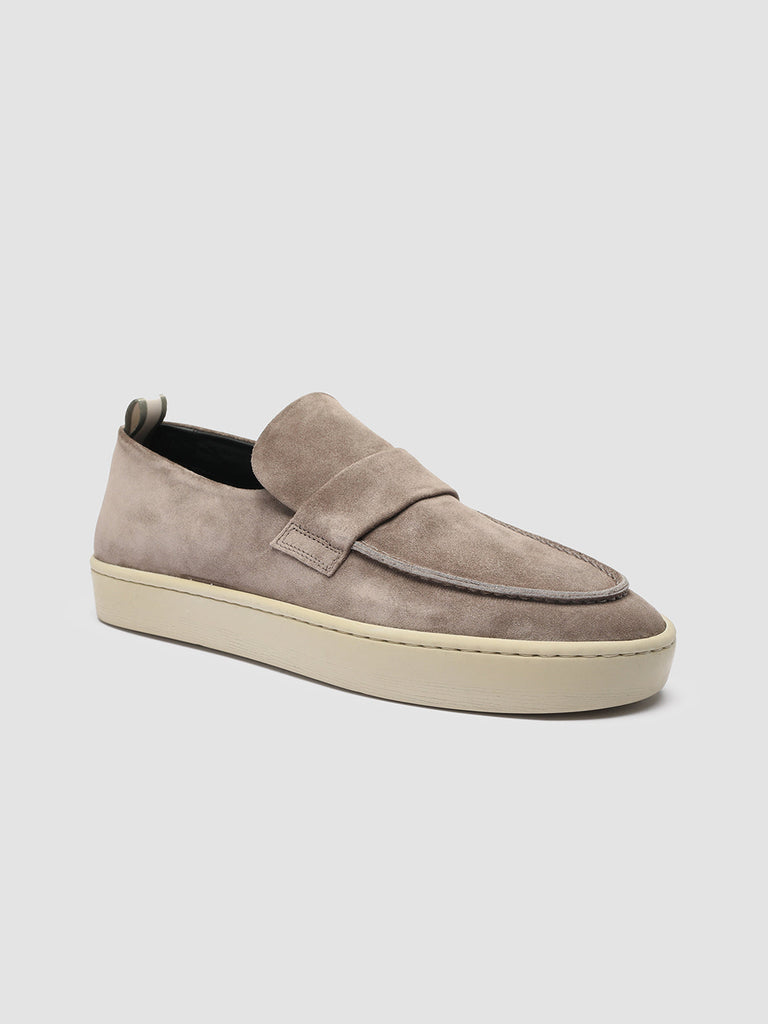BUG 001 - Taupe Suede Penny Loafers Men Officine Creative - 3