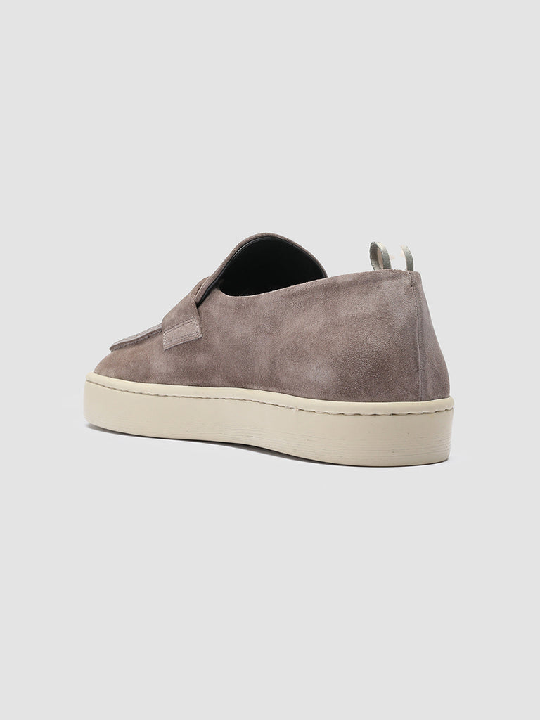 BUG 001 - Taupe Suede Penny Loafers Men Officine Creative - 4