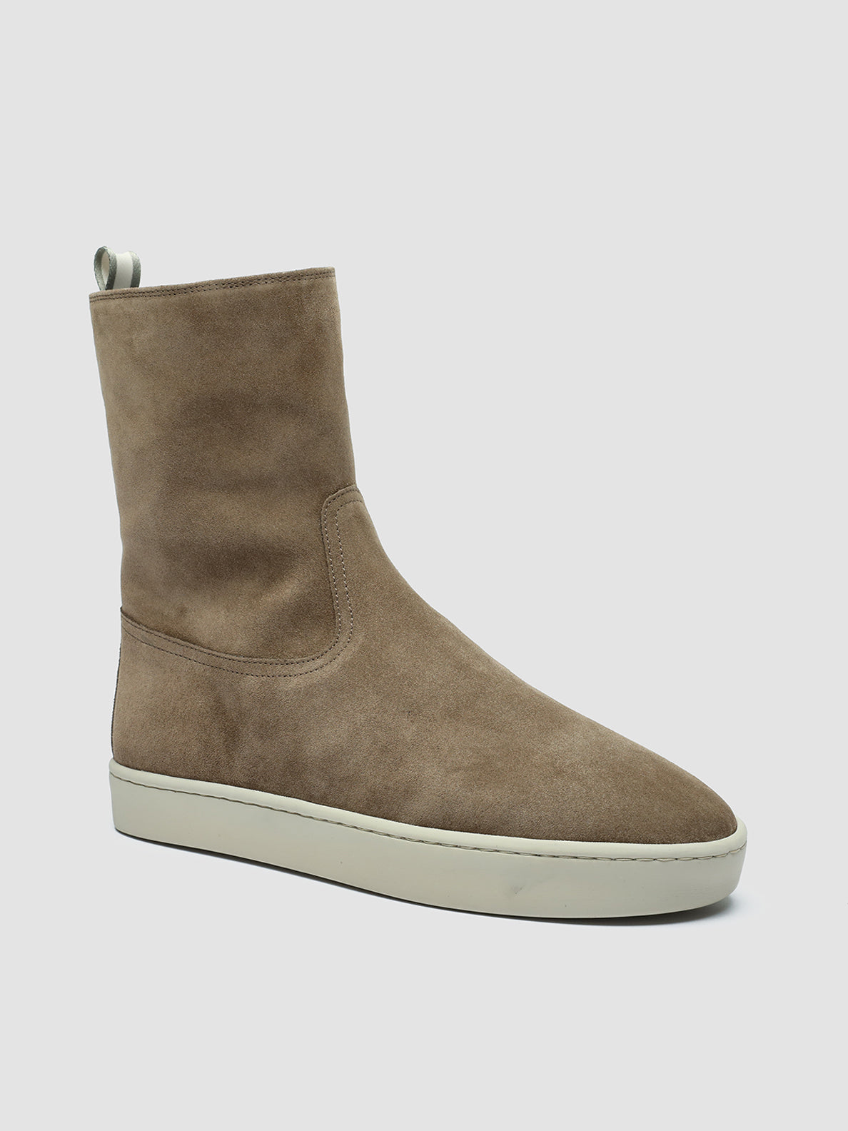 BUG 014 - Taupe Suede Zip Boot Sneakers men Officine Creative - 3