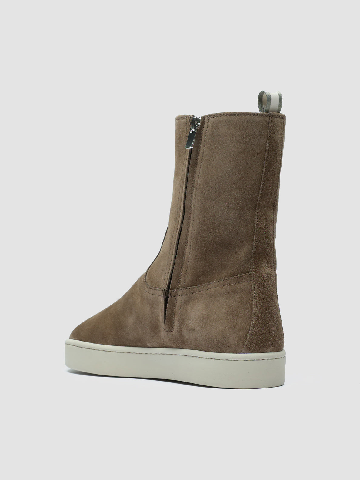 BUG 014 - Taupe Suede Zip Boot Sneakers men Officine Creative - 4