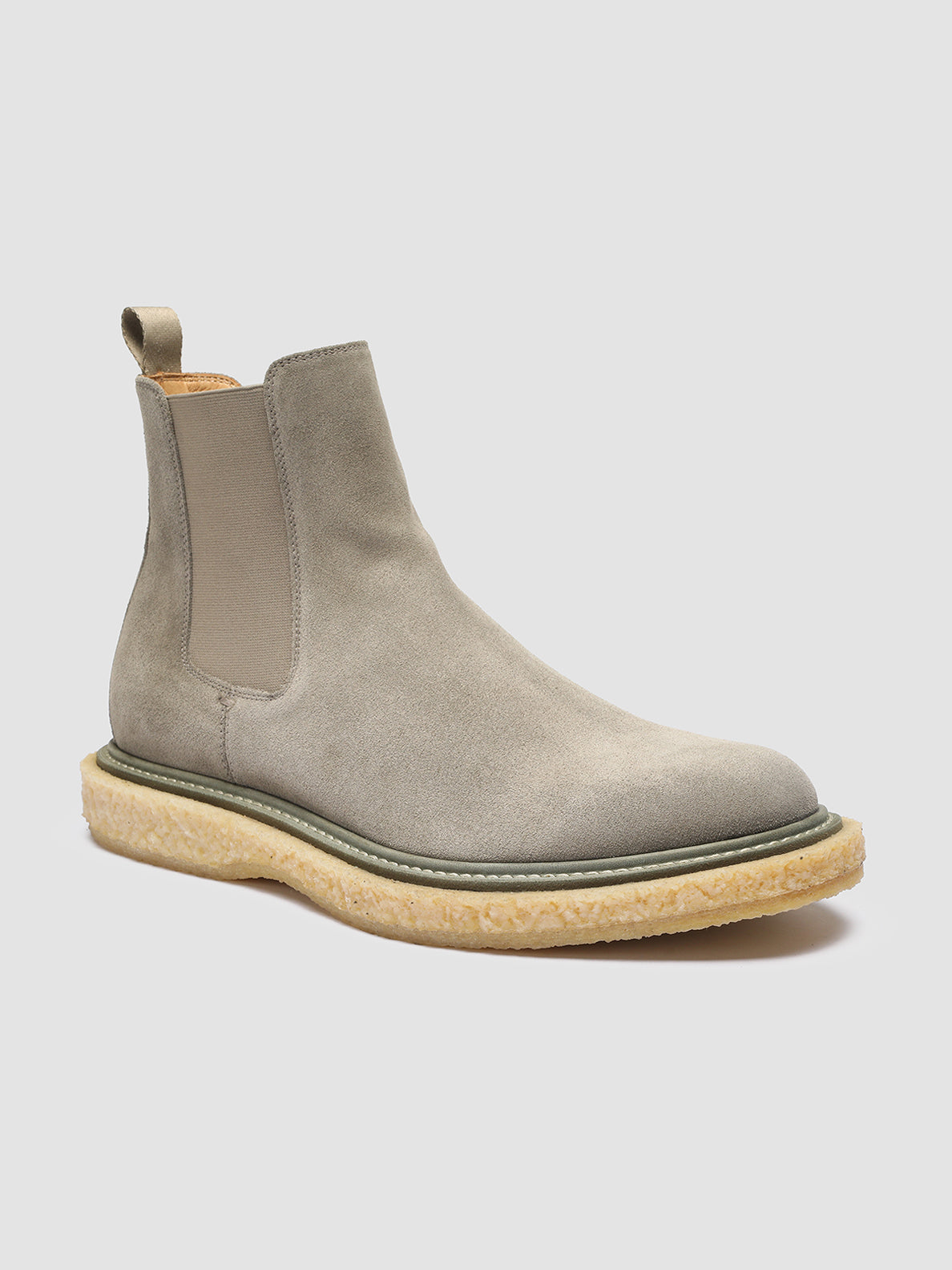 BULLET 002 - Green Suede Chelsea Boots Men Officine Creative - 3