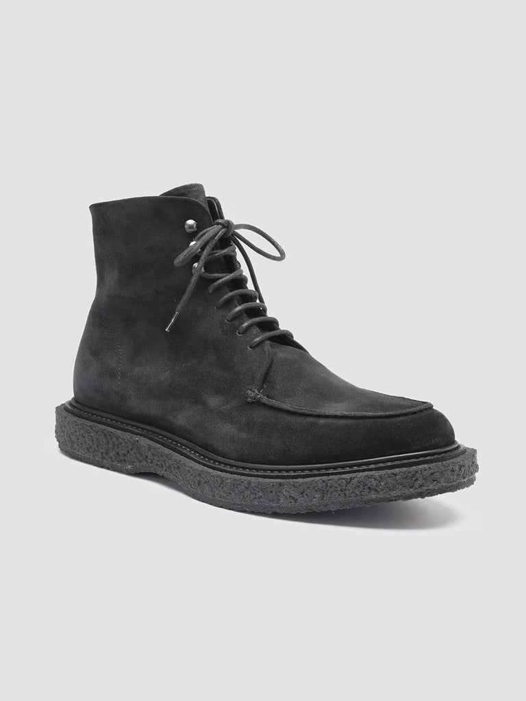 BULLET 008 - Black Suede Ankle Boots Men Officine Creative - 3