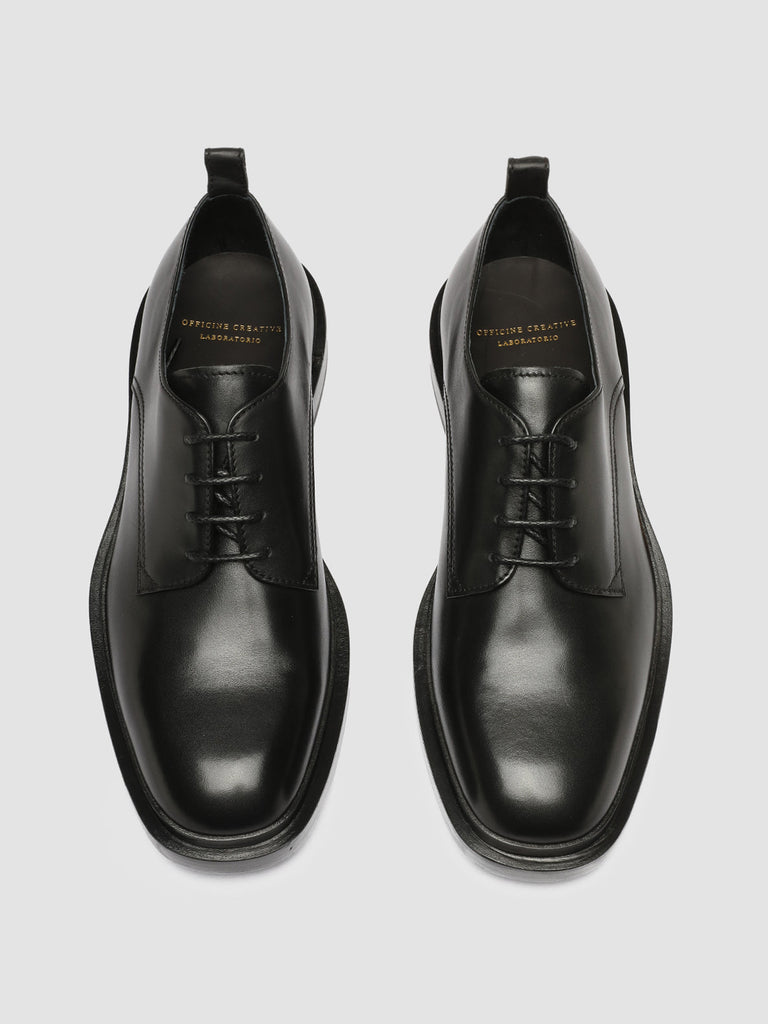 CONCRETE 003 - Black Leather Derby Shoes men Officine Creative - 2