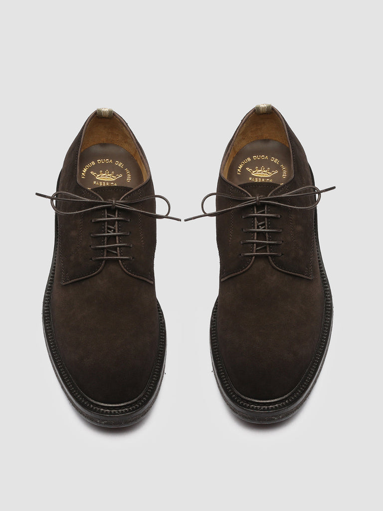 HOPKINS CREPE 110 - Brown Suede Derby Shoes Men Officine Creative - 2