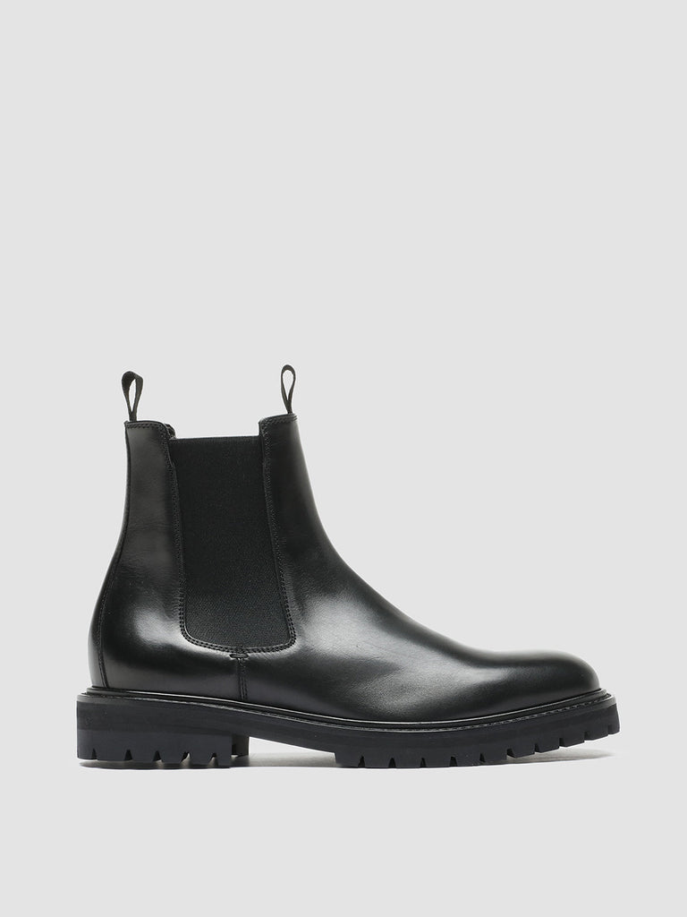 JOSS 004 - Black Leather Chelsea Boots men Officine Creative - 1