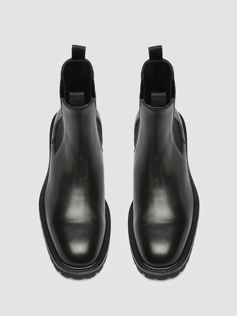 JOSS 004 - Black Leather Chelsea Boots men Officine Creative - 2