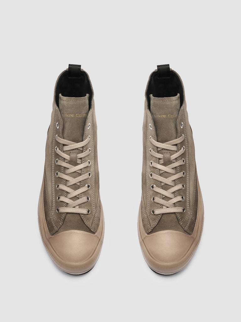 MES 011 - Taupe Suede High-Top Sneakers Men Officine Creative - 2