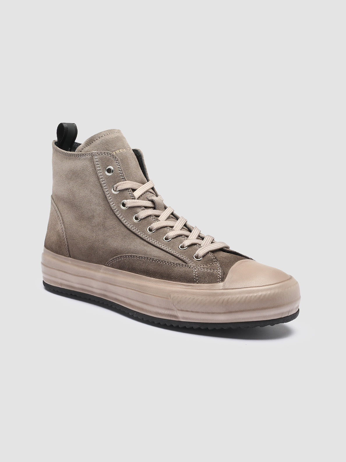 MES 011 - Taupe Suede High-Top Sneakers Men Officine Creative - 3
