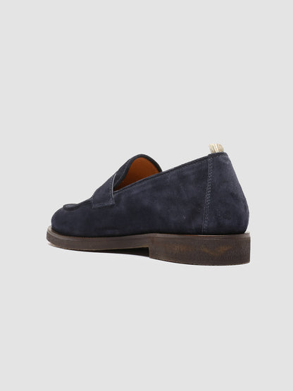 OPERA FLEXI 101 - Navy Suede Prnny Loafers men Officine Creative - 4