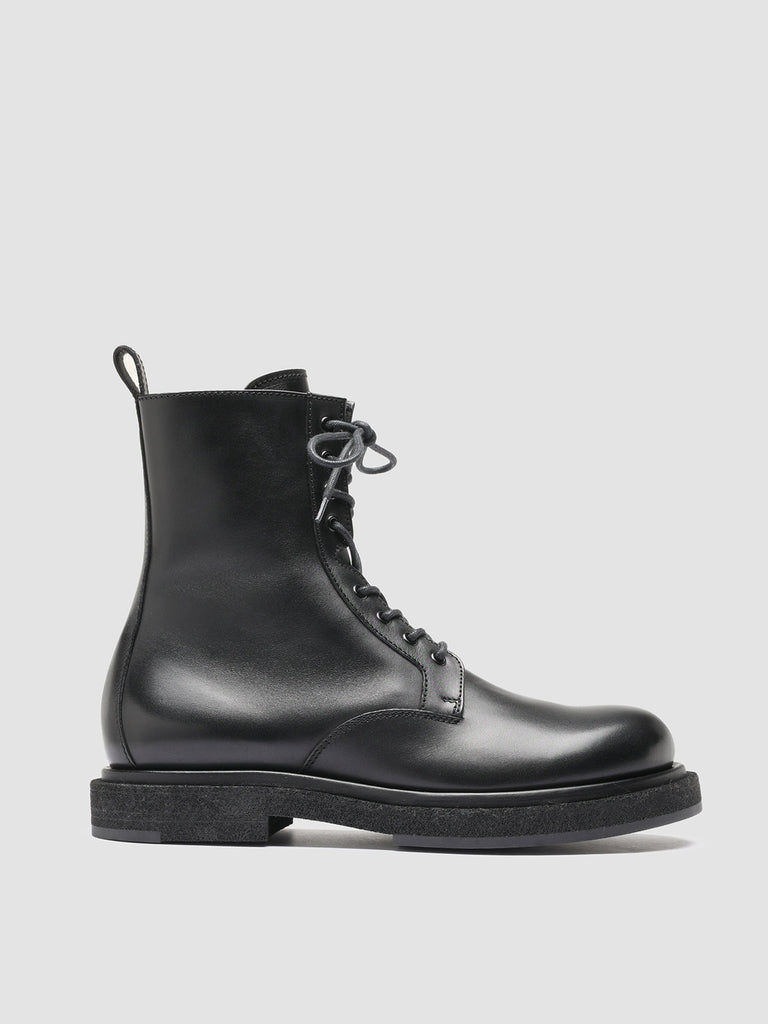 TONAL 002 - Black Leather Ankle Boots Men Officine Creative - 1