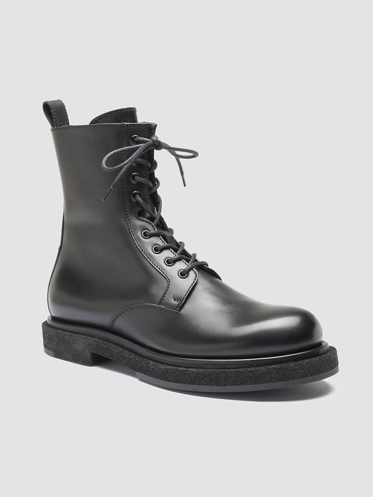 TONAL 002 - Black Leather Ankle Boots Men Officine Creative - 3