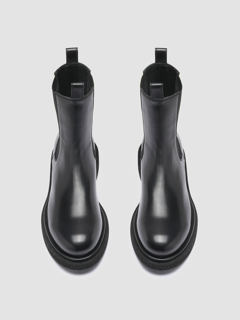 TONAL 004 - Black Leather Chelsea Boots Men Officine Creative - 2