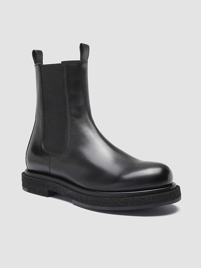 TONAL 004 - Black Leather Chelsea Boots Men Officine Creative - 3