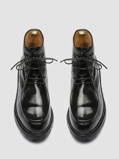 VOLCOV 008 - Black Leather Ankle Boots Men Officine Creative - 2